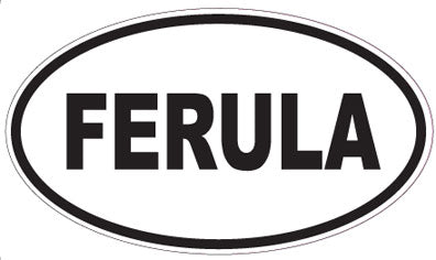 FERULA - Oval Sticker