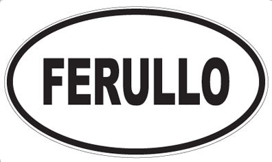 FERULLO - Oval Sticker