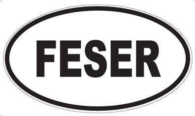 FESER - Oval Sticker