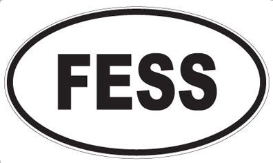 FESS - Oval Magnet