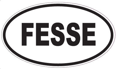 FESSE - Oval Magnet