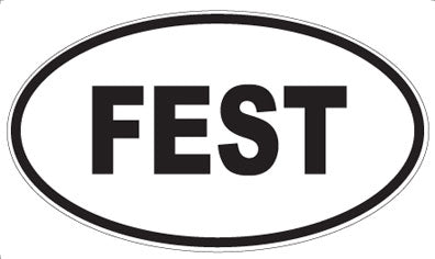 FEST - Oval Sticker
