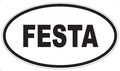 FESTA - Oval Magnet