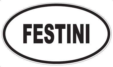 FESTINI - Oval Magnet