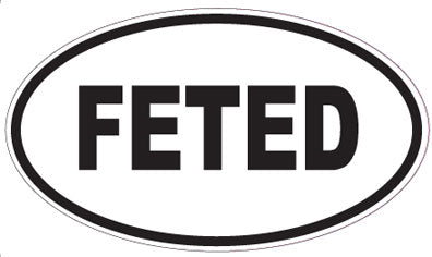 FETED - Oval Magnet