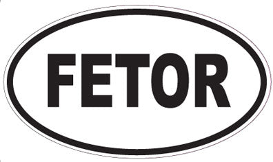 FETOR - Oval Magnet