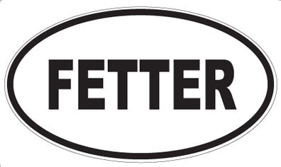FETTER - Oval Magnet