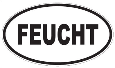 FEUCHT - Oval Sticker