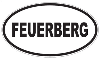 FEUERBERG - Oval Magnet