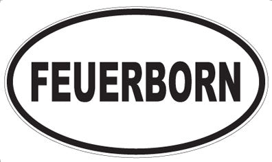 FEUERBORN - Oval Sticker