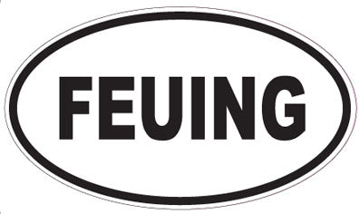 FEUING - Oval Sticker
