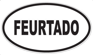 FEURTADO - Oval Magnet