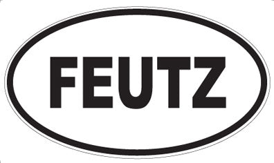 FEUTZ - Oval Magnet