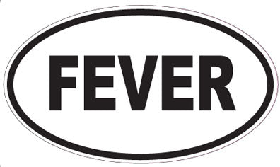 FEVER - Oval Sticker