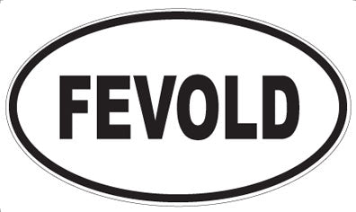 FEVOLD - Oval Sticker
