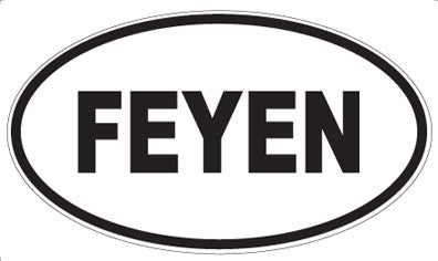 FEYEN - Oval Sticker