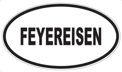 FEYEREISEN - Oval Sticker