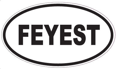 FEYEST - Oval Sticker