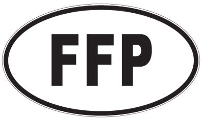FFP - 3 Letter Initials Oval Magnet