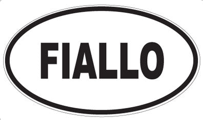 FIALLO - Oval Magnet