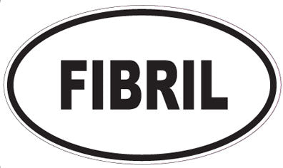 FIBRIL - Oval Sticker