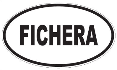 FICHERA - Oval Sticker