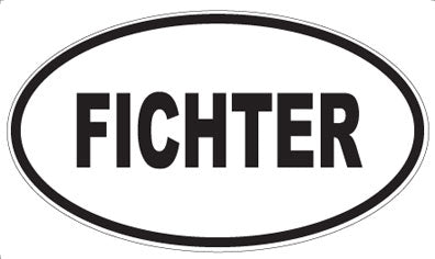FICHTER - Oval Sticker