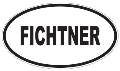 FICHTNER - Oval Sticker