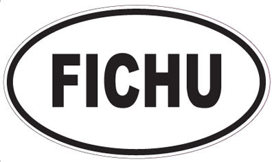 FICHU - Oval Magnet