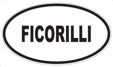 FICORILLI - Oval Sticker