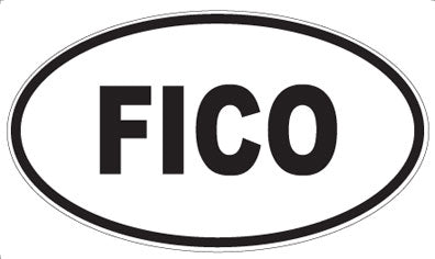 FICO - Oval Magnet