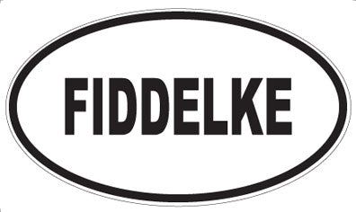FIDDELKE - Oval Magnet