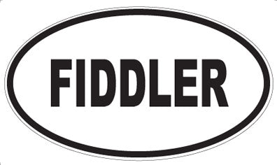 FIDDLER - Oval Magnet