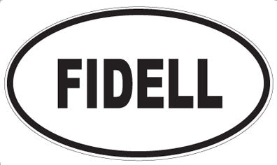 FIDELL - Oval Magnet