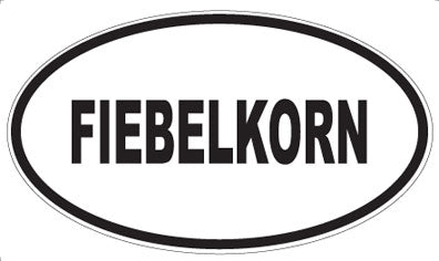 FIEBELKORN - Oval Sticker