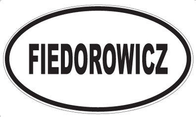 FIEDOROWICZ - Oval Magnet