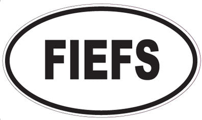 FIEFS - Oval Magnet