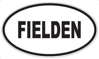 FIELDEN - Oval Sticker