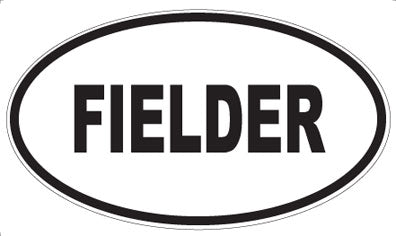 FIELDER - Oval Magnet