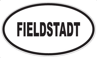 FIELDSTADT - Oval Sticker