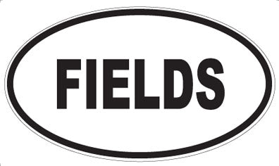 FIELDS - Oval Magnet