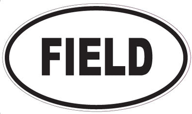 FIELD - Oval Magnet
