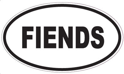 FIENDS - Oval Sticker