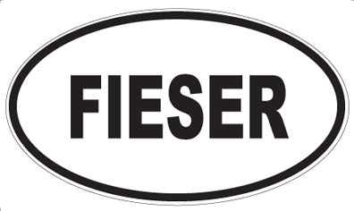 FIESER - Oval Sticker