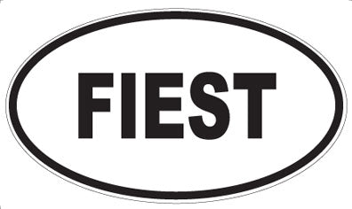FIEST - Oval Magnet