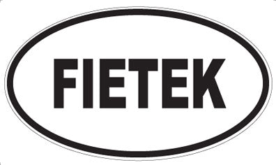 FIETEK - Oval Sticker