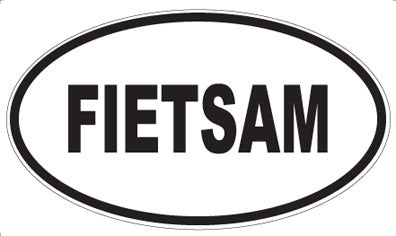 FIETSAM - Oval Sticker