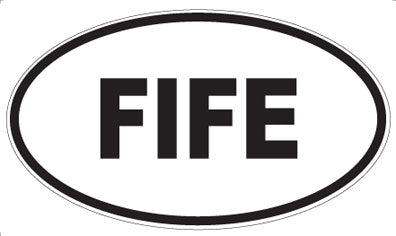 FIFE - Oval Magnet