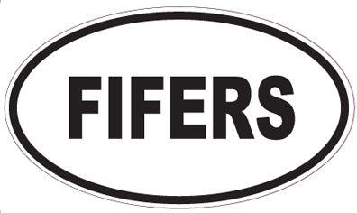 FIFERS - Oval Sticker