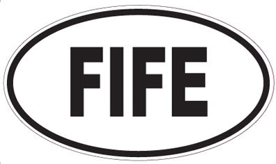 FIFE - Oval Sticker